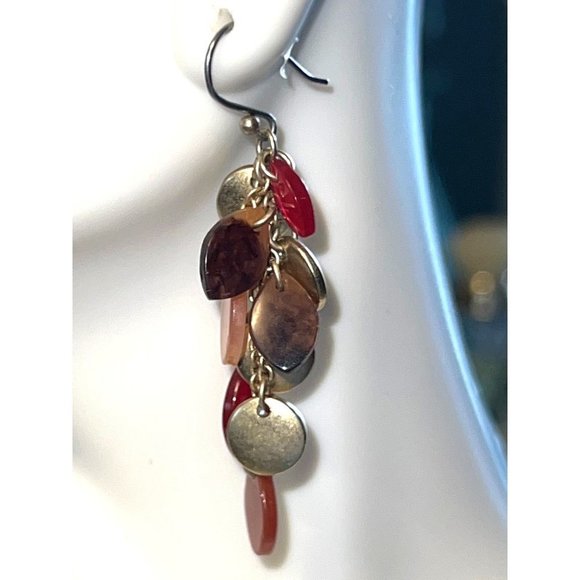 Vintage Cha-Cha Red Earrings - Picture 1 of 5